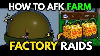 How To AFK Farm FACTORY RAIDS! ️ | Blox Fruits UPDATE 20 