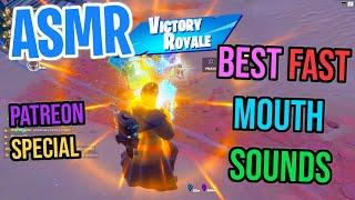 ASMR Gaming  Fortnite THE BEST Fast Mouth Sounds Relaxing Whispering Triggers Words  