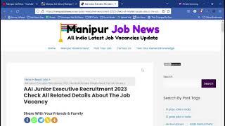 Airport Jobs In Manipur All India Job Posting