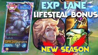 NEW SEASON EXP LANE AULUS LIFESTEAL DAMAGE BONUS BUILD IS BROKEN!