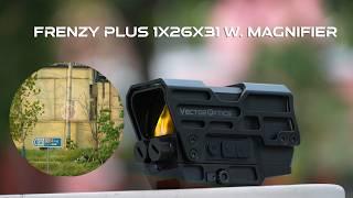 Vector Optics // Frenzy 1x31x26 Plus Multi Reticles (SCRD-M67) with Paragon 3x & 5x Magnifier