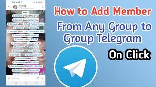 How to Add Member from Any Group to Group Telegram Easy | KH learning