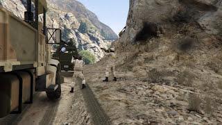 Gta 5 US army : ambush in the Valley.