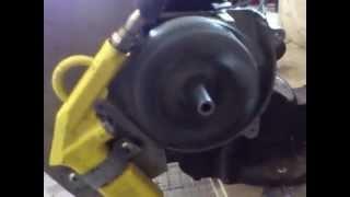 Easiest ever 2 stroke engine compressed air conversion no solenoid or valves