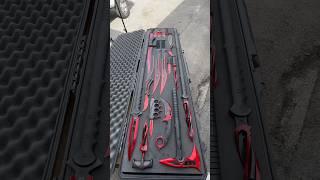 Ultra RED Cardinal Sin Mega Knife Set! #shortsviral