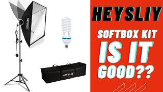 Budget Soft box Photography Lighting Kit - Heysliy Review