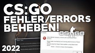 CS:GO diverse ERRORs/FEHLER BEHEBEN! | Problemlösung | Deutsch | 2024