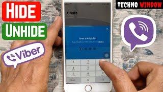 How To Hide and Unhide Viber Chat 2019