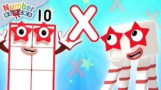 Multiplication for Kids Level 10 | Maths for Kids | Learn to count | @Numberblocks