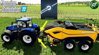 How To Install And Operate Manual Attach! | #fs22 | #cjfarms