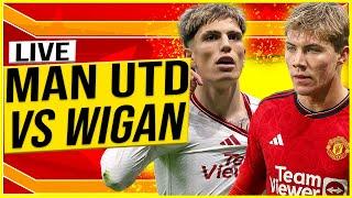 Manchester United vs Wigan Live! Hojlund Returns! Onana Starts Again? Man Utd Watch Along!