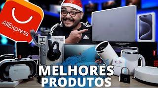 MELHORES produtos do ALIEXPRESS pra voce COMPRAR em 2024 Projetor Hy300 Gimbal e até Drone da Tesla