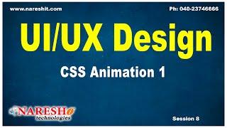 Session: 8 | CSS Animation 1| CSS Tutorials | Web Technologies Tutorial