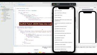 SwiftUI Fetch JSON Data into List