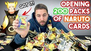 Got the BIG ONE!!! Opening Up  200 Packs of Kayou Naruto Cards