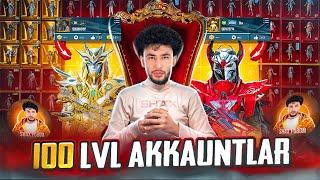 DUNYODAGI 100LVL AKKAUNTLAR ABZORI // BUNAQASI BO’LMAGAN // PUBG MOBILE