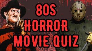 Guess the 1980s Horror Movie by the Picture Quiz (40 Questions)