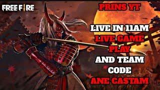 PRINS IS LIVE  team code GRAF LAND ROOM 1V1 2V2 GAME PLAY