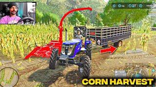 corn harvest & New Tractor 5620 4X4  INDIAN FARMING x BrarTV