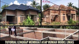 Cara membuat atap rumah minimalis model limas, dari awal hingga selesai.