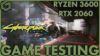 Cyberpunk 2077 Gameplay Test - RTX 2060 Ryzen 3600 - 1440p RTX On DLSS On