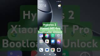 Xiaomi 14T Pro Unlock Bootloader Hyperos 2.0