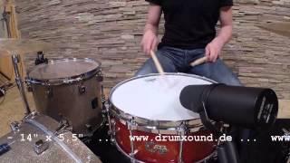 Cazz Snare -14 Wildkirsche - high - Teil 1 - www.drumxound.de