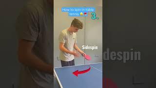 How to CREATE spin in Table Tennis  #pingpong #shorts #tabletennis #serve #spin