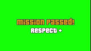 GTA San Andreas  Mission Passed Green Screen