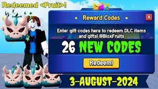 ️3rd AUGUST!REDEEM️BLOX FRUITS ROBLOX CODES 2024 - WORKING CODES FOR BLOX FRUITS