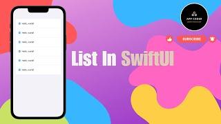 List In SwiftUI