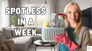 How to Deep CLEAN Your ENTIRE HOME in 1 Week