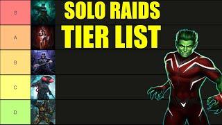 Injustice 2 Mobile Best Solo Raid Characters Tier List