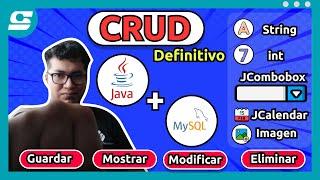 ¿Cómo hacer un CRUD(Guardar, Mostrar, Modificar y Eliminar) con Java y MySQL? FÁCIL Y ACTUALIZADO