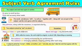 Improving Your Grammar: 10 Rules of Subject-Verb Agreement in English