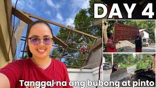 TANGGAL NA LAHAT NG BUBONG AT PINTO NG AMING BAHAY | PUMUNTA SA HARDWARE |vlog#700