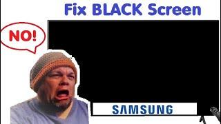 Fix SAMSUNG  TV Not Turning On (Stays Black Screen Crystal Class Smart FlatScreen OLED Qled Repair)