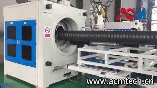 Socket machine for spiral pipes