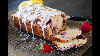 Breakfast Recipe: DELICIOUS Strawberry Lemon Buttermilk Bread by Everyday Gourmet with Blakely