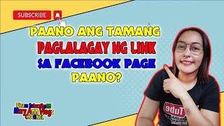 PAANO MAGLAGAY NG LINKS SA FACEBOOK PAGE TUTORIAL 2022 | Mary Ann Vlog