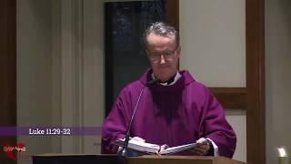 Video Homily - The Sign of Jonah (Luke 11:29-32)