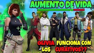 OLIVIA AUMENTA LA CURACIÓN de los PERSONAJES CURATIVOS?(OLIVIA MEJORADA) ACTUALIZACIÓN FREE FIRE