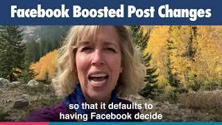 Facebook Boosted Post Changes - Pitfalls and Gotchas