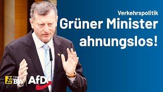 Grüner Minister völlig ahnungslos! - Rüdiger Klos (AfD)