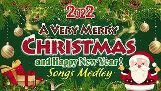 Non Stop Christmas Songs Medley 2021 - 2022  Greatest Christmas Songs Medley 2021 - 2022