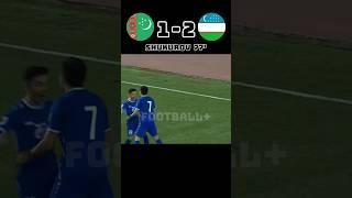 Uzbekistan vs Turkmaniston • world cup qualifiers 2024 #footballplus #O'zbekiston #turkmenistan