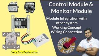 Control Module & Monitor Module | Basic Concept | Working Principle | Wiring Connection | Ansari29