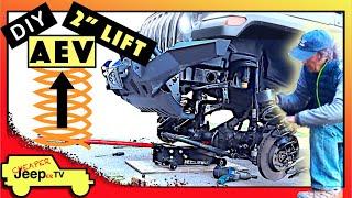 DIY AEV 2" Spacer Lift: Jeep Wrangler JL Sahara Unlimited