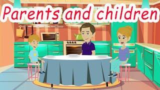 English speaking for Real Life - English conversation between parents and children everyday
