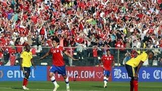 Chile 1 - 3 Colombia | Clasificatorias Brasil 2014